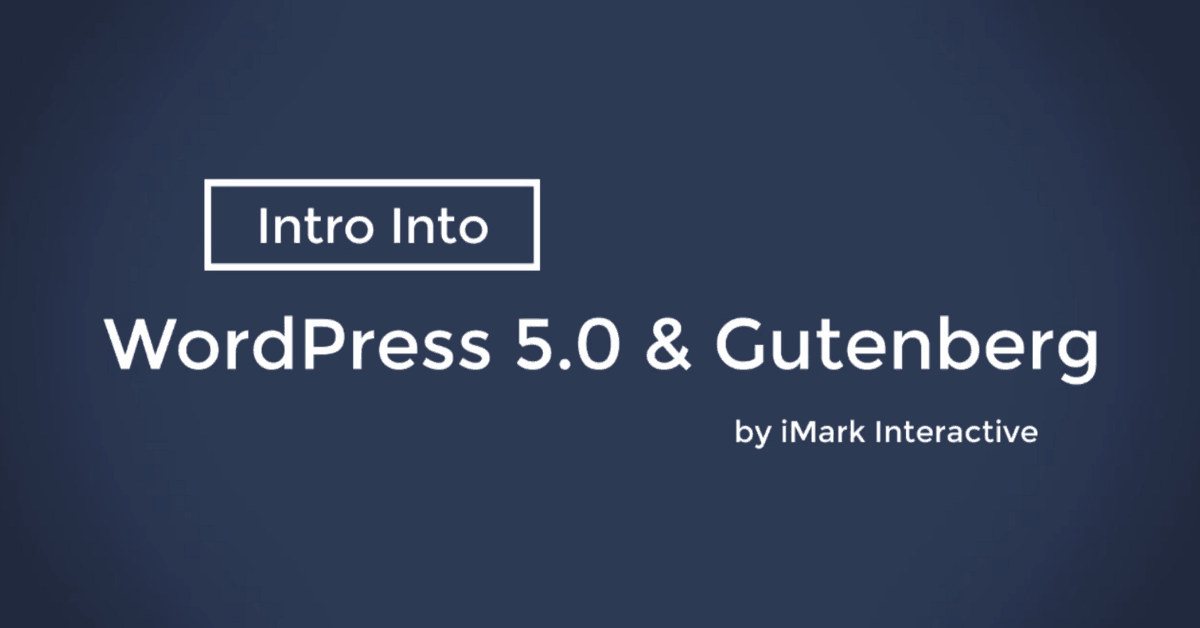 WordPress 5.0 with Gutenberg Demo