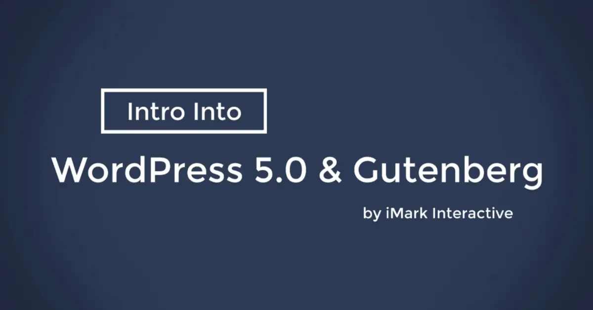 WordPress 5.0 with Gutenberg Demo
