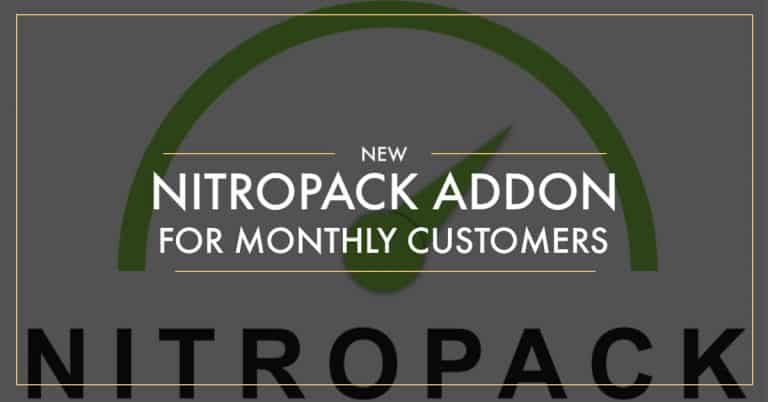 New NitroPack Add-on For Our Monthly Support Customers