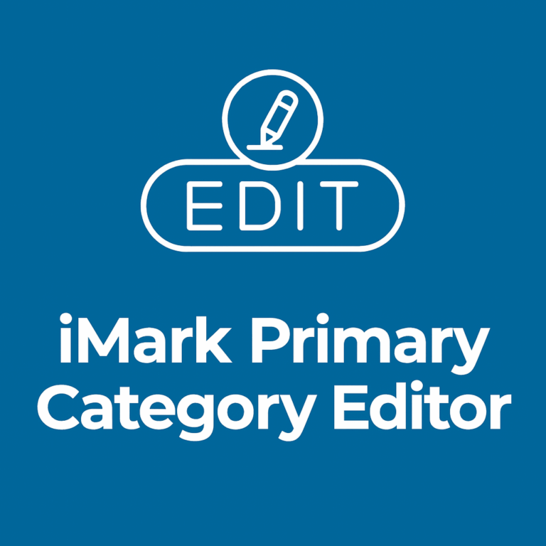iMark Primary Category Editor